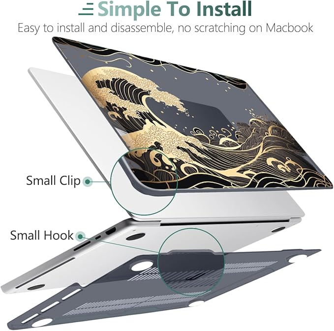 DONGKE for M4 MacBook Pro 16 Inch Case 2024 2023 2021 A3403 A3186 M3 A2991 M2 - Image 3