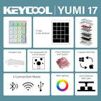 BOYI Y17 Aluminum Mechanical Numpad, Wireless RGB Numeric Keypad, Quick Release - Image 2