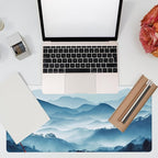 Large Gaming Mouse Pad, Mountain Desk Mat, Misty Forest Mountains Desk Pad - Image 7
