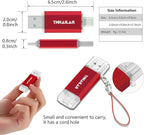 Thkailar 5 Pack 32GB Fat32 USB C Flash Drive OTG High Speed - Image 7
