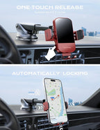 CHGeek Wireless Car Charger, 15W Fast Charging Auto Clamping Car Charger Phone - Image 4
