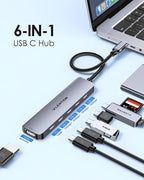LENTION 6-in-1 USB C Hub Dock - Image 2