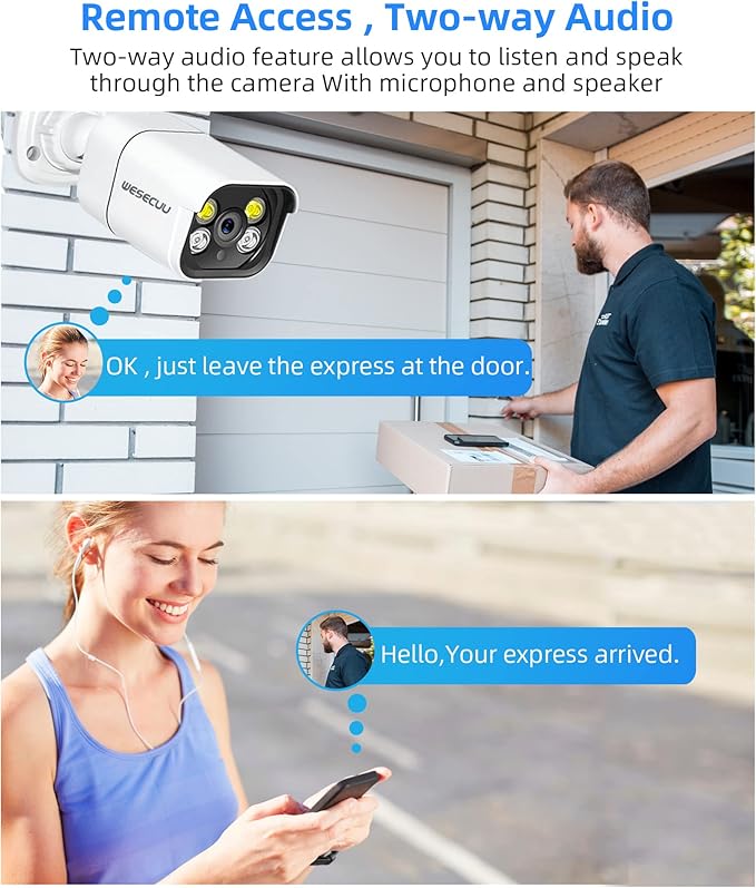16CH ExpandableWESECUU Poe Security Camera System, 4K CCTV Camera Security - Image 6