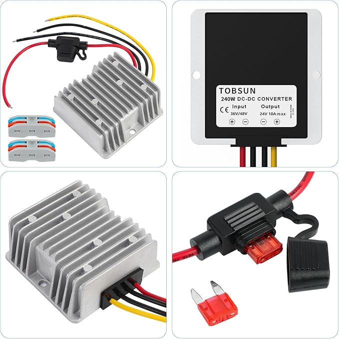 DC 36V/48V to 24V 10A 240W Converter Voltage Regulator Buck Reducer Power - Image 2