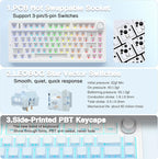 AULA F75 Pro Wireless Mechanical Keyboard, 75% Hot Swappable Custom Keyboard - Image 5