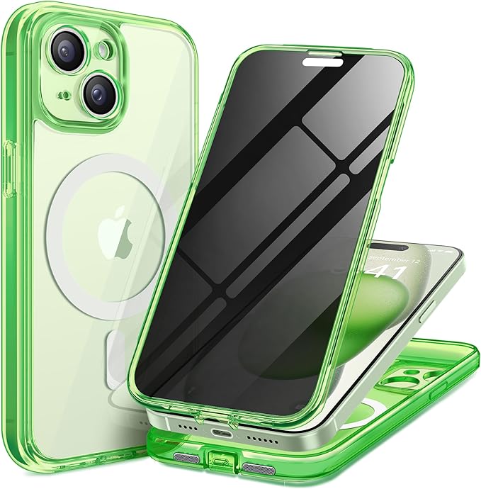 Magnetic for iPhone 15 Plus Case, Compatible by TIESZEN