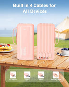 Portable Charger with Built in Cables, Slim 10000mAh Fast Charging 22.5W Power - Image 3