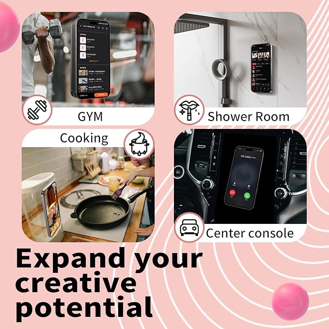 Octobudy Silicone Sticky Grip Suction Cup Phone Mount - Image 6