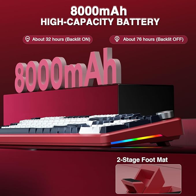 AULA F108 PRO - Wireless Mechanical Keyboard - Image 6
