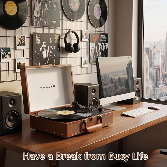 Portable Vinyl Record Player - Image 4