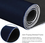 Large Gaming Mouse Pad with Stitched Edges, 47.3 X 23.6 in Desk Pad Durable - Image 2