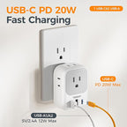 TESSAN USB C Charger Block 20W PD, Fast Charging Adapter Wall Plug, Power - Image 2