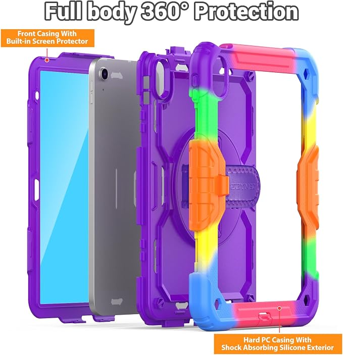 SEYMAC Case for iPad 11th/10th Generation 2025/2022, Heavy Duty Full-Body - Image 5