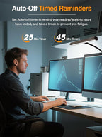 LED Desk Lamps for Home Office, 5 Color+9 Brightness Desk Light, Touch & Remote - Image 6