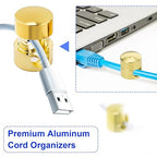 1 Sets Charger Holders for Cords, Adhesive Metal Cord Clips, Cable Management - Image 5