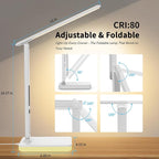 LED Desk Lamp for Home Office, USB Charging Port, Reading Lamp Desk Light - Image 3