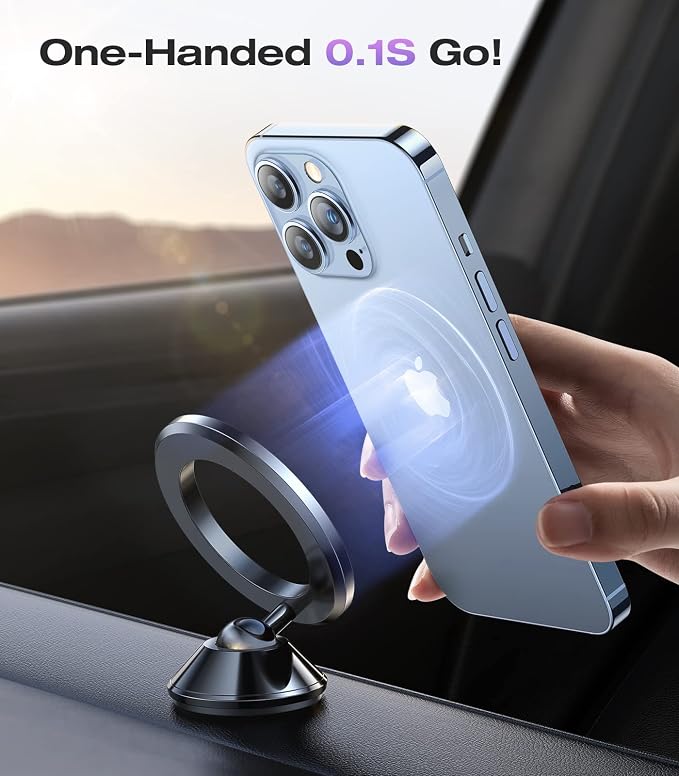 VICSEED Fit for MagSafe Car Mount Magnetic Phone Holder for Car Dashboard All - Image 7