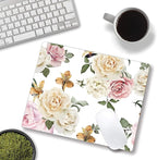Mouse Pad, Vintage Roses Flower Floral Mouse Pad Rectangle Custom Designs - Image 4