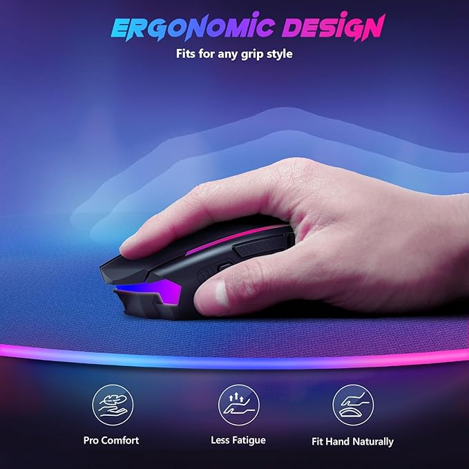 Redragon Gaming Mouse, Wireless Mouse Gaming - Image 8