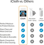 Screen Cleaner Wipes by iCloth – Individually Wrapped – Travel Size – - Image 6