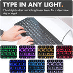 X9 Large Print Backlit Computer Keyboard - Image 3