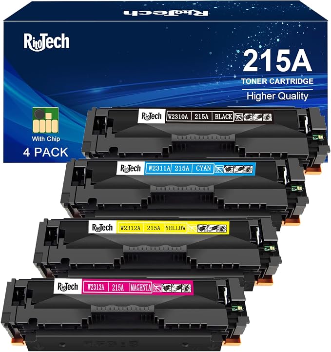 215A Toner Cartridge, with CHIP Replacement by RitoTech