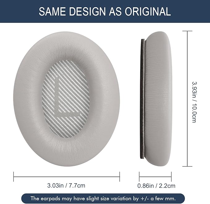 Premium Replacement Ear Pads for Bose QC35 & QC35ii Headphones Made by GEVO - Image 4