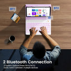 Keyboard Case for iPad Air 5th/4th Pro 11 inch, 7-Color Backlit Detachable - Image 8