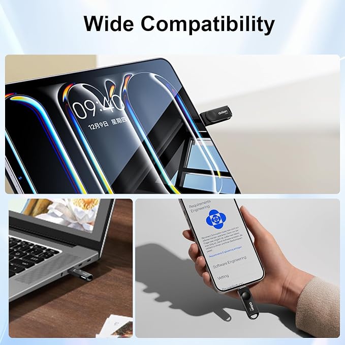 128GB Dual USB Type C +A Flash Drive 2-in-1 OTG USB 3.0 Thumb Drive Metal UDP - Image 7
