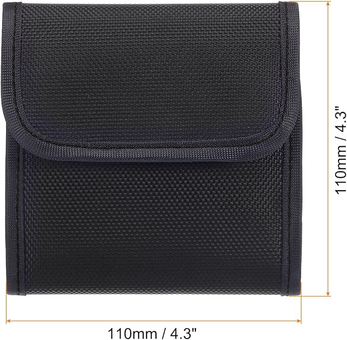 PATIKIL Lens Filter Case, 3-Pocket Camera Filter Case Portable Lens Filter - Image 2