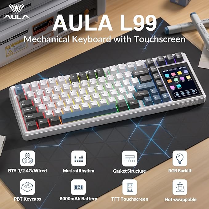 Aula L99 Wireless Mechanical Keyboard - Image 2