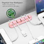 Pink Desk Cable Organizer - Image 2