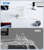 2Pack USB C Fast Charger Block, 50W 5-Port USB C Wall Charger Brick, 2 USB A & - Image 5