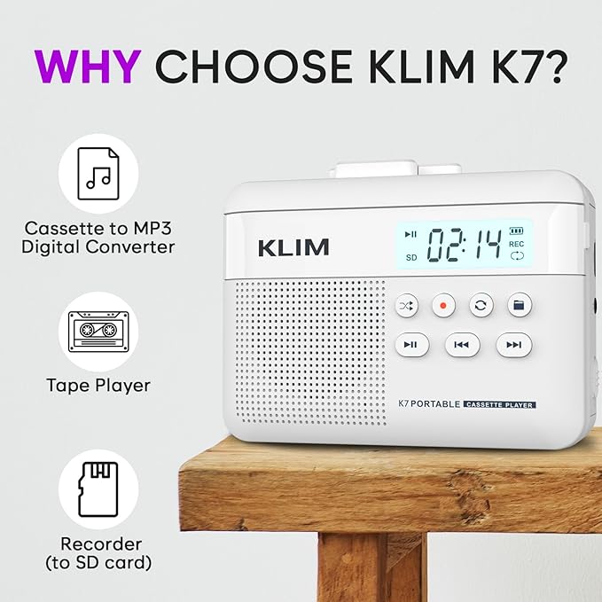 KLIM K7 Cassette Tape Player - Image 2