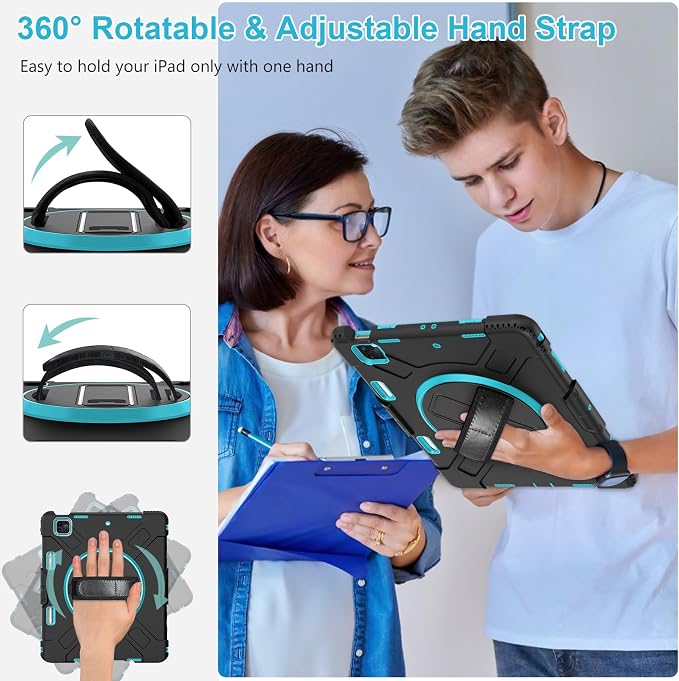 Case for iPad Pro 12.9 2022/2021/ 2020/2018: Cover for iPad Pro 12.9 6th/ 5th/ - Image 4