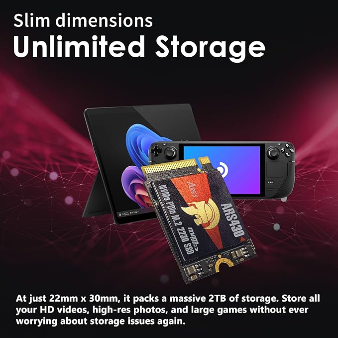 DATO M.2 2230 SSD 1TB, PCIe Gen 4x4 NVMe Internal Solid State Drive - Image 4