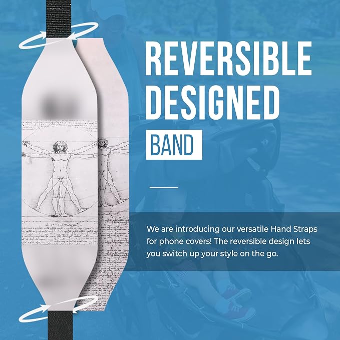 Customizable Universal Phone Grip Strap| Pack of 2| Reversible Phone Hand Strap - Image 2