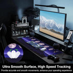 Mouse Pad, Large Moon Phases and Mountain Forest Desk Mat, Extended Non-Slip - Image 5