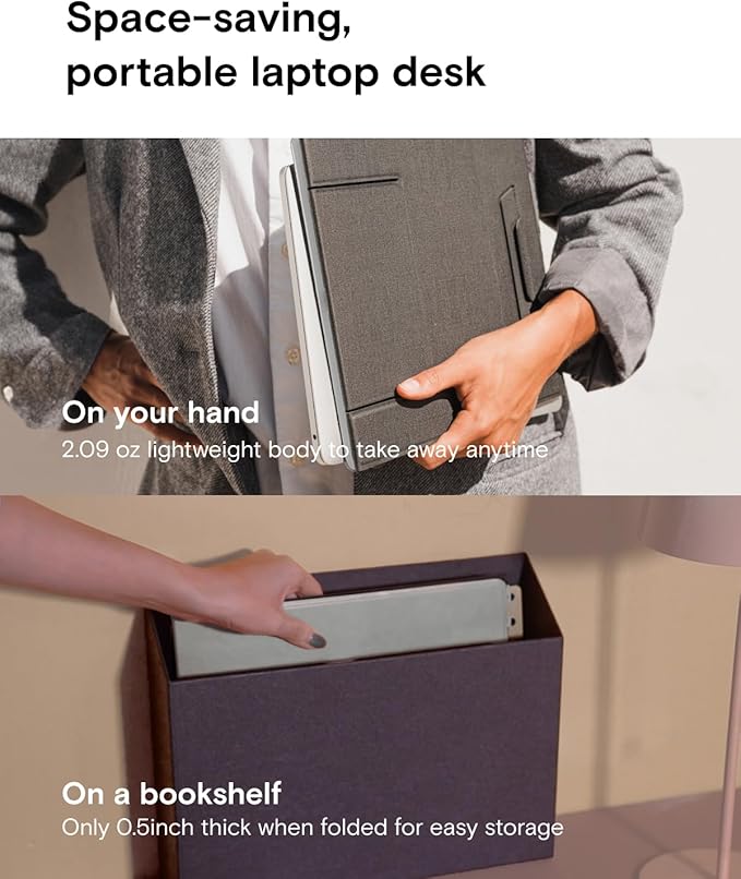 MOFT Folding Laptop Stand Lap Desk, Portable & Mini Computer Stand Laptop Desk - Image 6