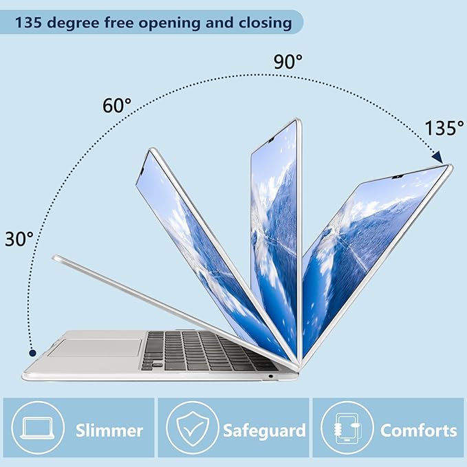 Compatible with MacBook Air 13.6 inch Case, M4 A3240/M3 A3113/M2 A2681 - Image 5