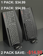 Wireless Keyboard and Mouse Combo 2 Pack - Image 2