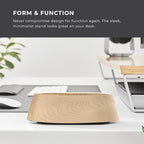 HumanCentric Vertical Laptop Stand in Maple Wood, Upright Adjustable Holder and - Image 5