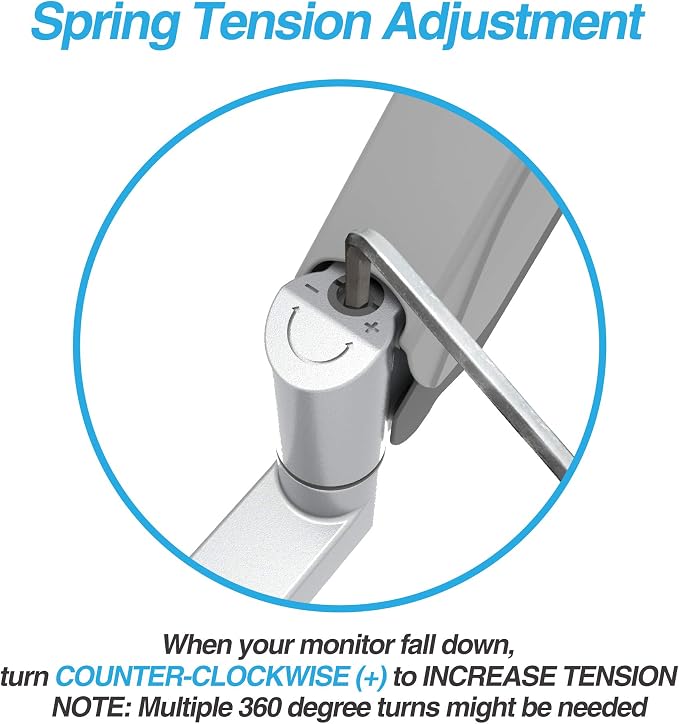 AVLT Dual Extended 13"-32" Monitor Wall Mount fits Two Flat/Curved Computer - Image 8