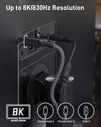 Maxonar Thunderbolt 4 Cable, Short Thunderbolt Cable 40Gbps - Image 2