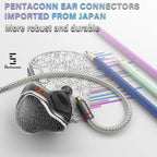 BASN Bmaster5 in Ear Monitors, 1DLC Diaphragm+4BA 5 Drivers Drummers Headphones - Image 3