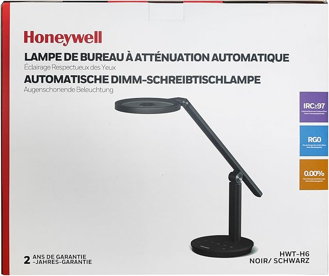 Honeywell Desk Lamp for Home Office, H6 Sunturalux™ Eye-Caring Led Desk Light - Image 11