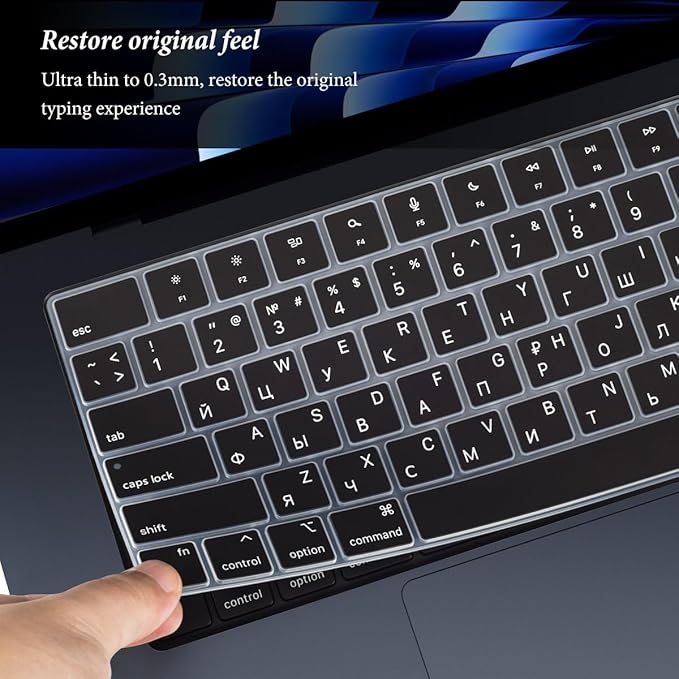 Russian Language Keyboard Cover Skin Compatible - Image 6