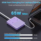 12-in-1 Charging Station USB C Power Strip - Image 4
