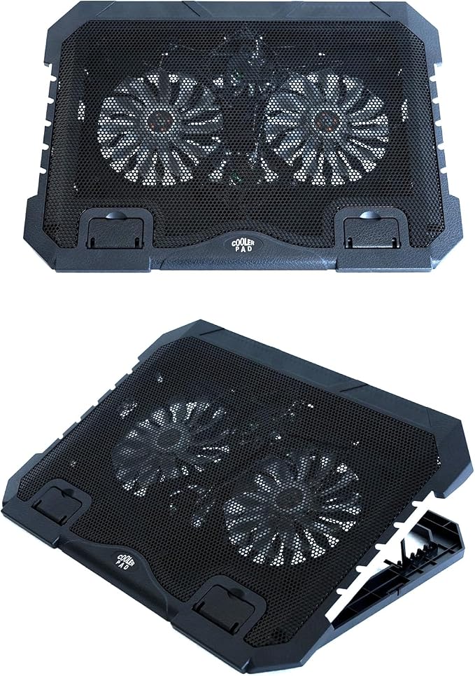 RGB Gaming Laptop Cooling Pad 17-12Inch 4FansFit Apple MacBook Laptop Fan - Image 8