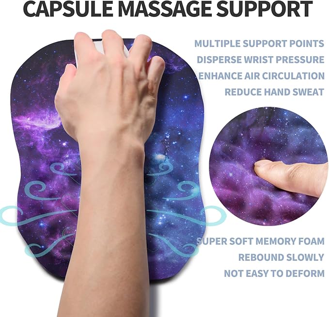 Ergonomic Raised Mouse Pad Wrist Support - Image 3
